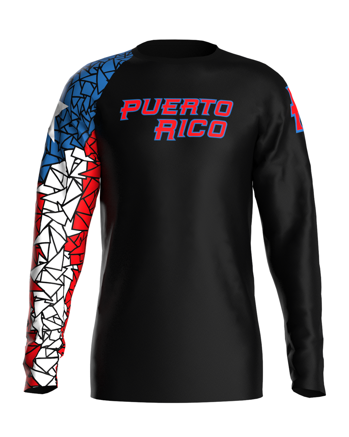 Jersey Full Print de Puerto Rico: Elegancia y Pasión en Cada Triángulo