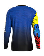 Jersey de Sublimación Azul con Escudo de Venezuela: Estilo que Inspira Pasión