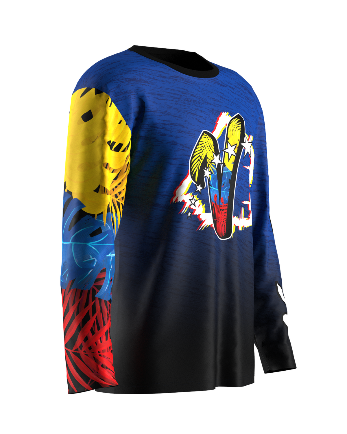 Jersey de Sublimación Azul con Escudo de Venezuela: Estilo que Inspira Pasión