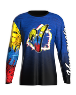 Jersey de Sublimación Azul con Escudo de Venezuela: Estilo que Inspira Pasión