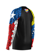 Puerto Rico y Venezuela Un Encuentro de Culturas Jersey Full Print de Sublimación
