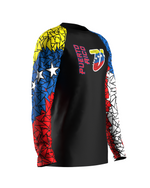 Puerto Rico y Venezuela Un Encuentro de Culturas Jersey Full Print de Sublimación