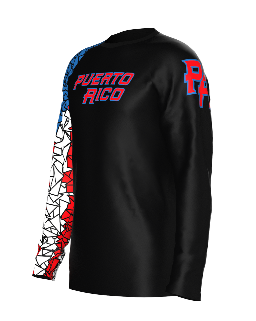 Jersey Full Print de Puerto Rico: Elegancia y Pasión en Cada Triángulo