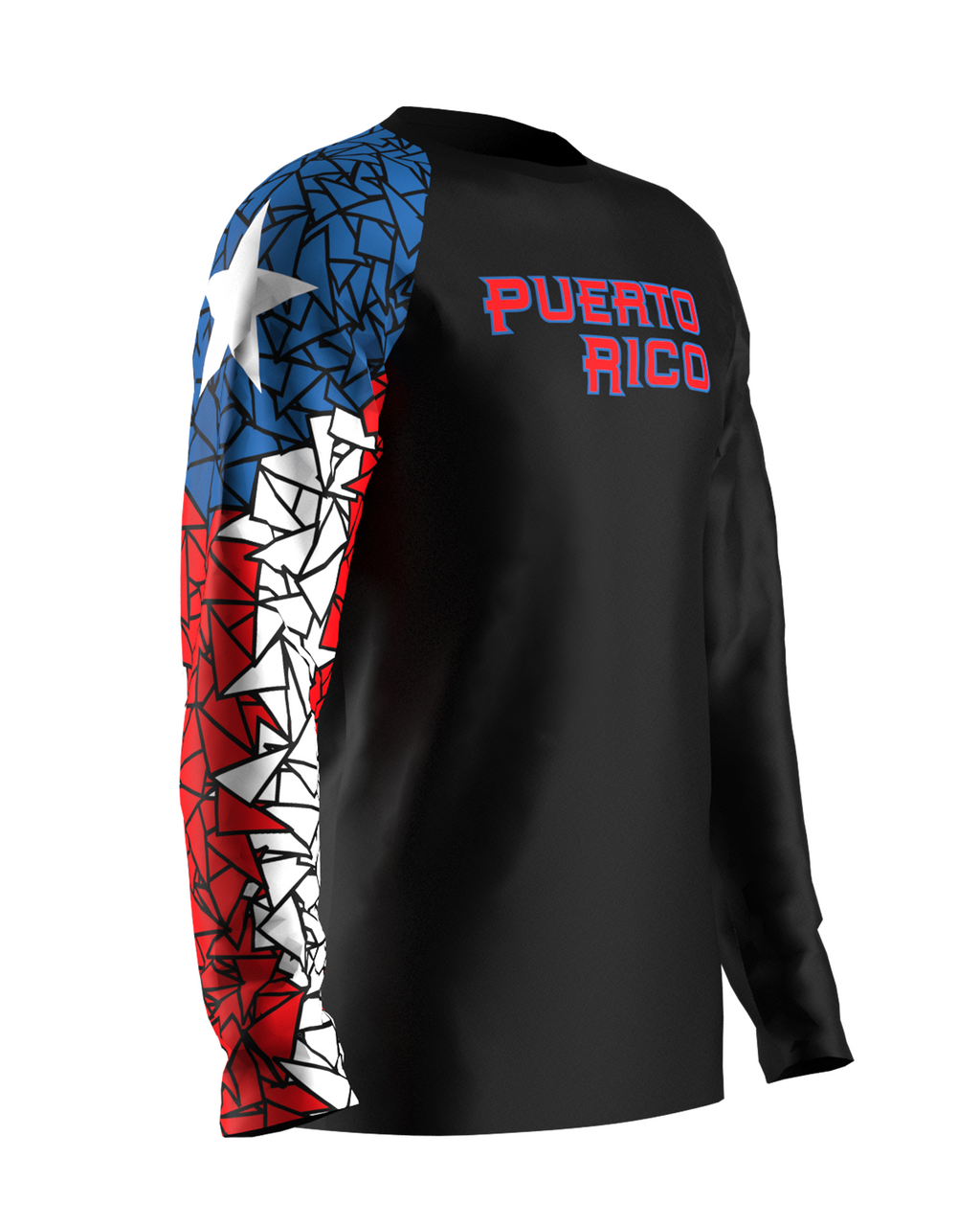 Jersey Full Print de Puerto Rico: Elegancia y Pasión en Cada Triángulo