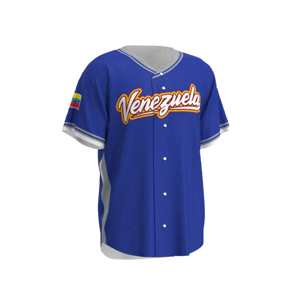 Venezuela Baseball 2026 Jersey clasico mundial azul